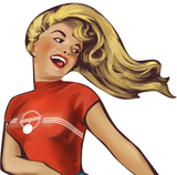 BLAUPUNKT PIN-UP GIRL 14"x7"