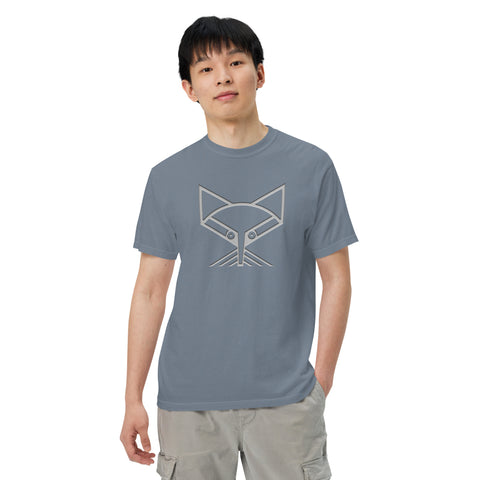 Fox Unisex garment-dyed heavyweight t-shirt